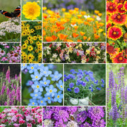 Eden Brothers bag front showing deer resistant wildflower mix benefits