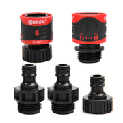 Eden front packaging showing complete 5-piece quick connect set for easy setup