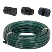 Eden hose front packaging showing 50ft length and connectors for quick setup