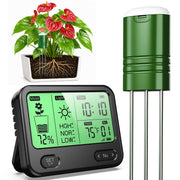 EDGEVEIL front display large screen showing moisture temperature and light benefits quick readings