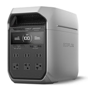 EF ECOFLOW DELTA 3 Plus front panel view showing controls and status benefits reliability
