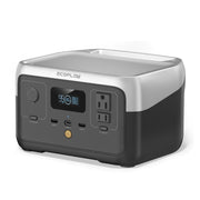 EF ECOFLOW RIVER 2 front view showing compact design and ports for convenience