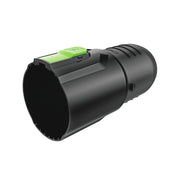 EGO Power+ AST2000 short tube attachment front view showing compact profile and fit benefit