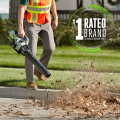 EGO Power+ LB5302 tapered and spread nozzles detail for targeted and wide airflow