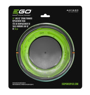 EGO Power+ replacement head front view showing mounting and benefits