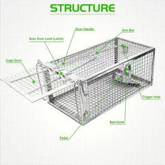 Ejoyfuture trap set inside home demonstrating safe indoor use