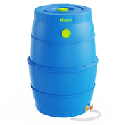 EJWOX barrel front view showing blue drum and features for safe storage