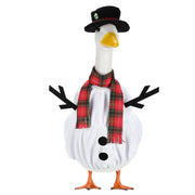 EKOREST front view snowman outfit adding festive curb appeal