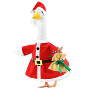 EKOREST Santa goose front view showing bright holiday outfit and cheerful curb appeal