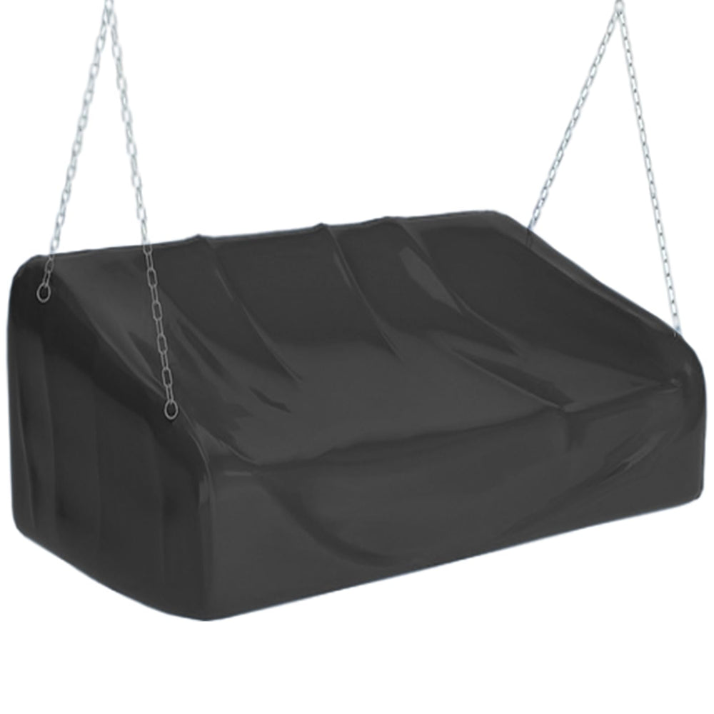 EKQSGLC front view of black hanging swing cover showing full protection and weather resistance