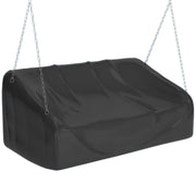 EKQSGLC front view of black hanging swing cover showing full protection and weather resistance