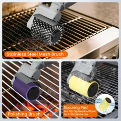 Elevonix scouring pad detail cleaning flat surfaces and trays effectively
