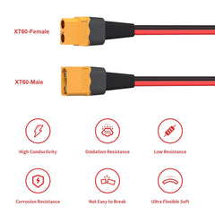 ELFCULB cable laid next to ruler showing 2FT length and flexible jacket for easy routing