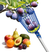 ELNDUXG front view of picker showing full tool and basket, easy harvesting