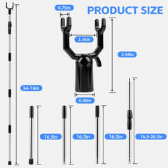 Elyssnova close up of locking mechanism showing secure adjustable height