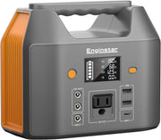 EnginStar front view showing ports and compact design for portable power