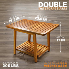 ENKEZI top surface with 24-inch slab providing roomy serving and styling area