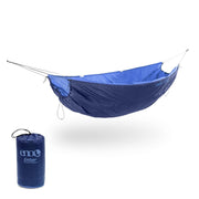 ENO Ember underquilt front view showing full coverage and warmth