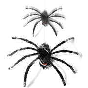 Entehaus spider front view showing lifelike pose and instant Halloween impact