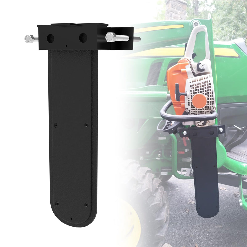 EONECROSS front view mounted on tractor showing secure transport benefit
