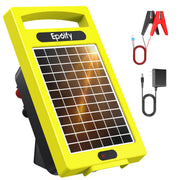 Epoify front panel view showing controls and weatherproof housing for reliable protection