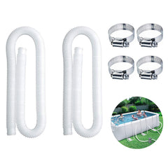ERYEE front-packaging showing two hoses and clamps for fast pool repair