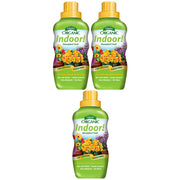 Espoma bottle front label showing organic indoor plant food benefits