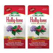 Espoma Holly-Tone front packaging showing product benefits and organic labeling