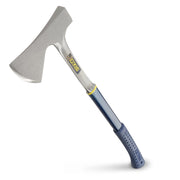 Estwing Camper's Axe front profile showing balanced head and handle benefit durable design