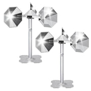 etermeish front view spinner mounted showing deterrent effect