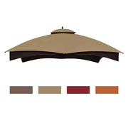 Eurmax canopy front on gazebo showing full replacement fit and improved appearance