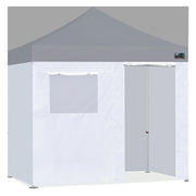 Eurmax front view showing white four sidewalls providing privacy
