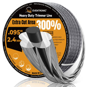 Eventronic front packaging showing 200ft heavy-duty line benefit durability