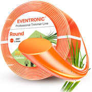 Eventronic front packaging showing 300FT heavy-duty trimmer line and benefits