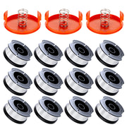 Eventronic front packaging showing 12 AF-100-compatible spools and included parts for quick replacement