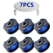 Eventronic front packaging showing six spools and cap, quick replacement benefit