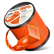 Eventronic spool front view showing full 1020FT length and durable packaging benefits