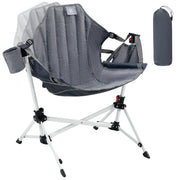 EVER ADVANCED front view of chair showing stand and fabric, great for stable seating