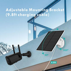 EverExceed long 9.8ft cable connection detail for flexible placement
