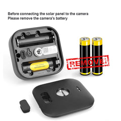 EverExceed solar panel rear view with 360-degree mounting bracket for precise aiming benefits placement