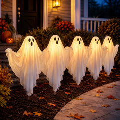 Evokyn front view of five ghost stakes showing full set and packaging benefit
