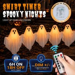 Evokyn single ghost stake inserted in soil showing easy outdoor installation