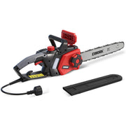 EWORK front view of 16 inch chainsaw showing balanced design and easy handling