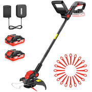EWORK front view showing compact cordless trimmer for easy storage