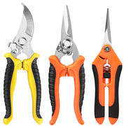 EWPJDK three-pack shears front view showing compact design and convenience