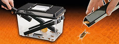 Exo Terra close-up of dispensing tubes for calm cricket transfer