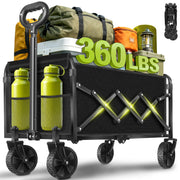 Exovyn front view showing sturdy frame and spacious cargo for hauling