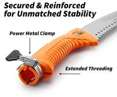 EXTEND-A-REACH handheld in use cutting a small branch for precise control