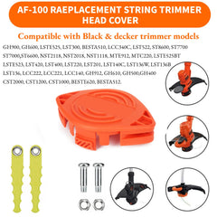 Eyoloty AF-100 installed on a Black+Decker trimmer demonstrating improved cutting