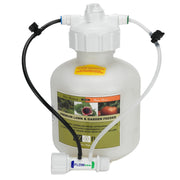 EZ-FLO front view showing compact feeder for easy garden nutrient delivery
